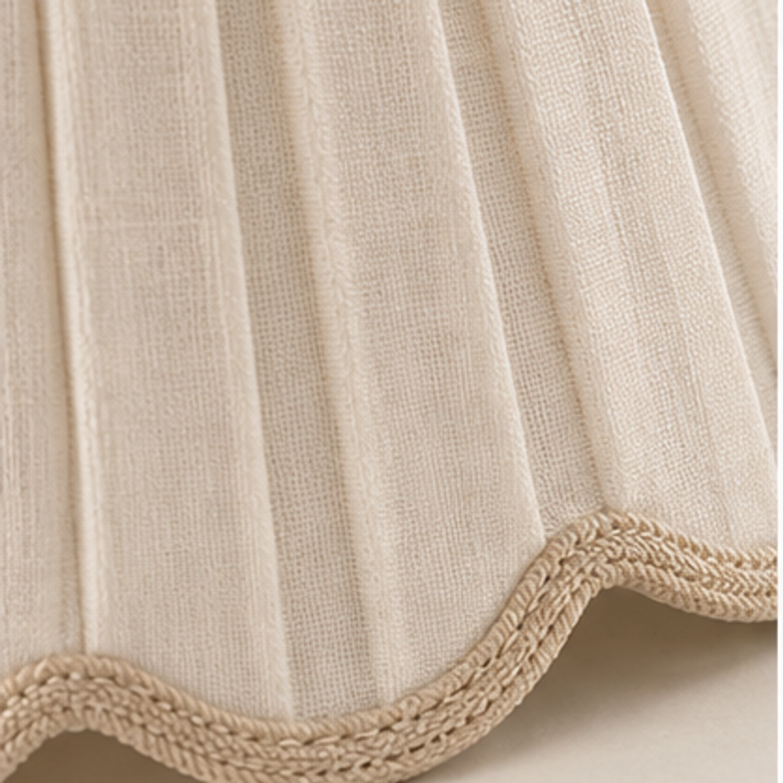 Pleated Table Lampshade — detail