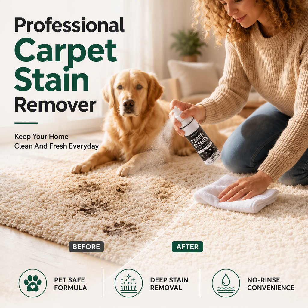 🎁 BUY 1 GET 1 FREE | Deep-Cleaning Carpet & Fabric Spray 🧼✨