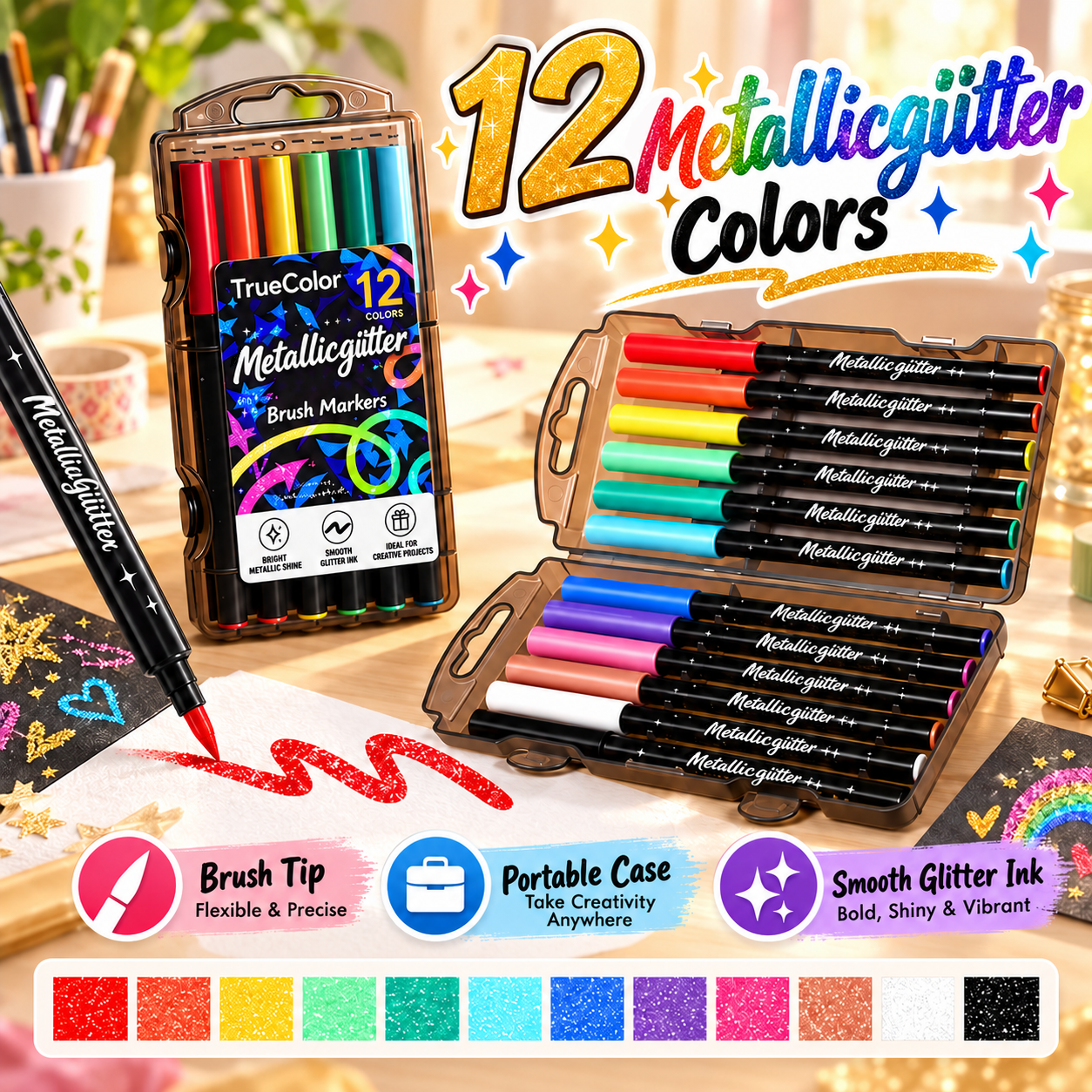 12-color/flowing light ink