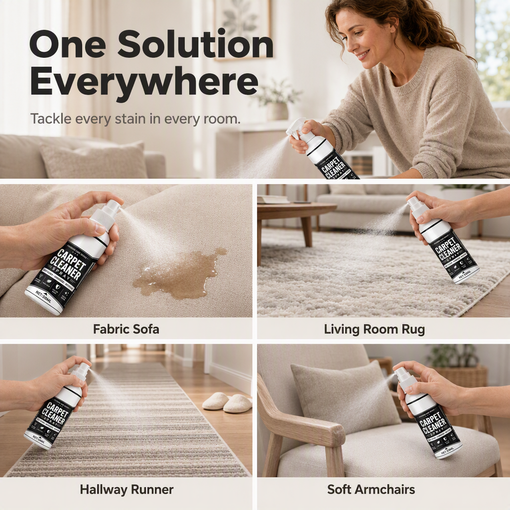🎁 BUY 1 GET 1 FREE | Deep-Cleaning Carpet & Fabric Spray 🧼✨