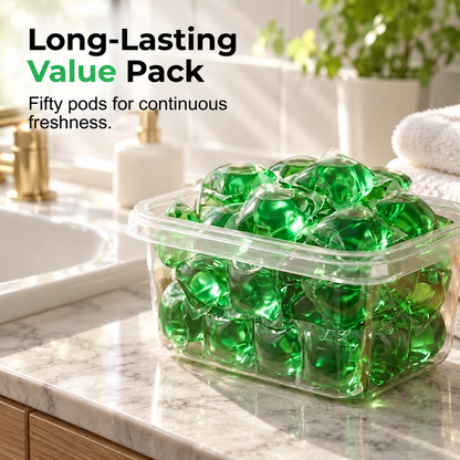 🔥 Bio-Enzyme Drain Freshener Capsules | Long-Lasting Freshness & Odor Control 🚿 30 PCS/Box