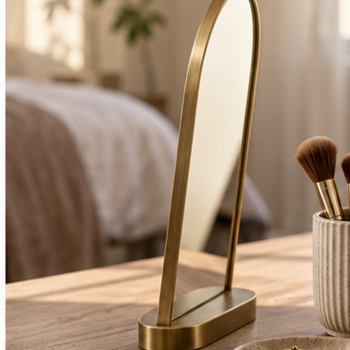 Arched Tabletop Mirror — feature