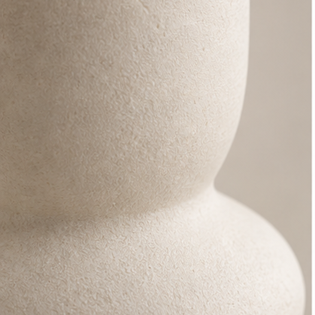 Ceramic Candle Holder Pair — detail