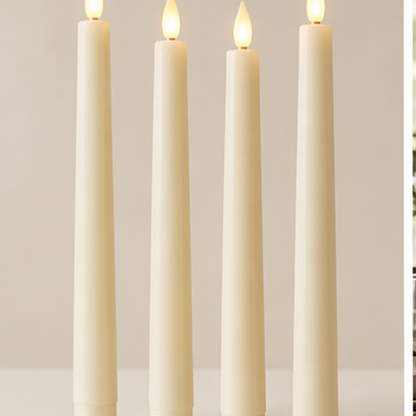 Flameless Taper Candle Set — hero