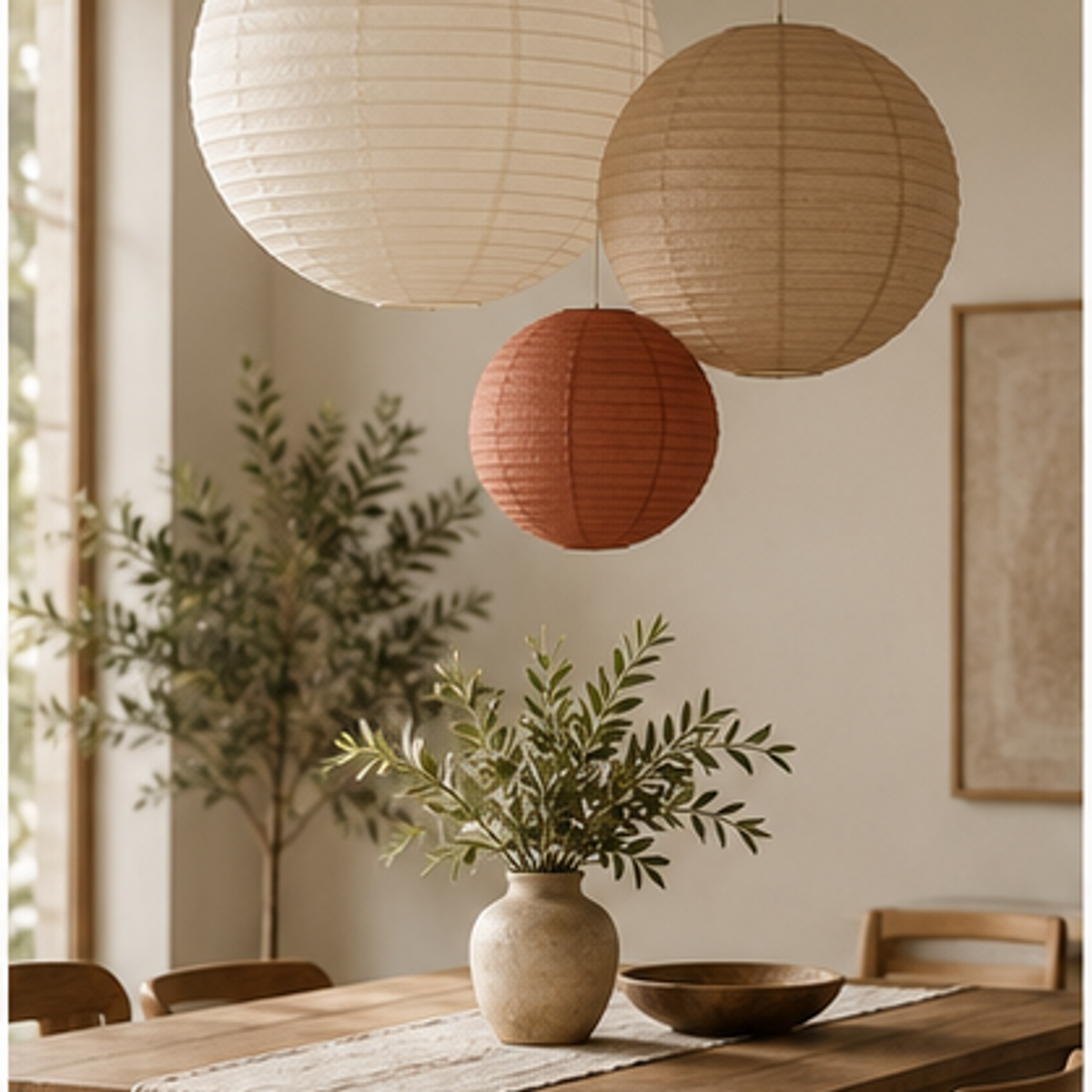 Paper Lantern Shade Set — lifestyle