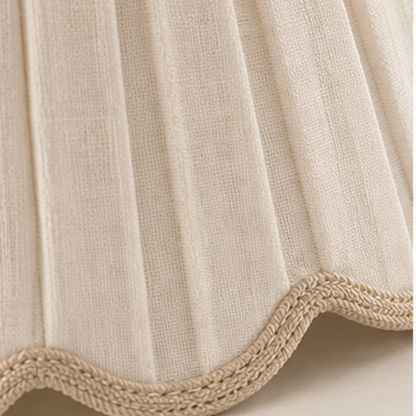 Pleated Table Lampshade — detail