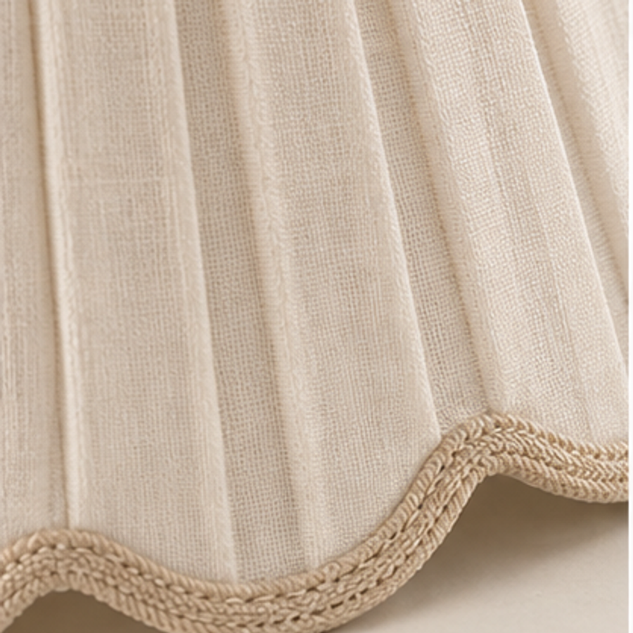 Pleated Table Lampshade — detail